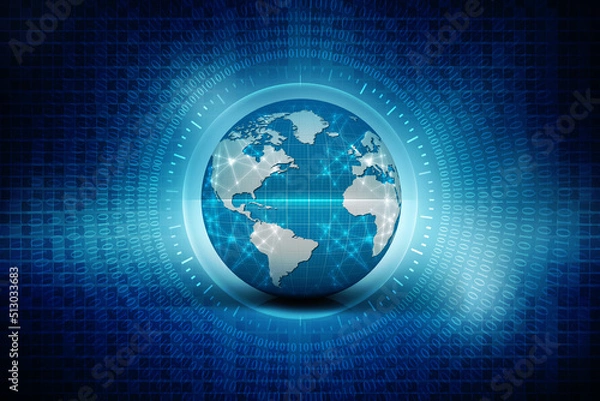 Obraz 3d rendering abstract world concept
