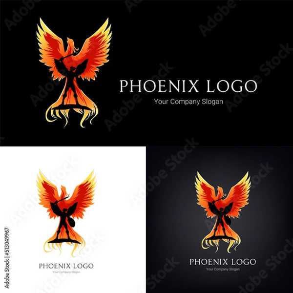 Obraz Logo design with Pheonix