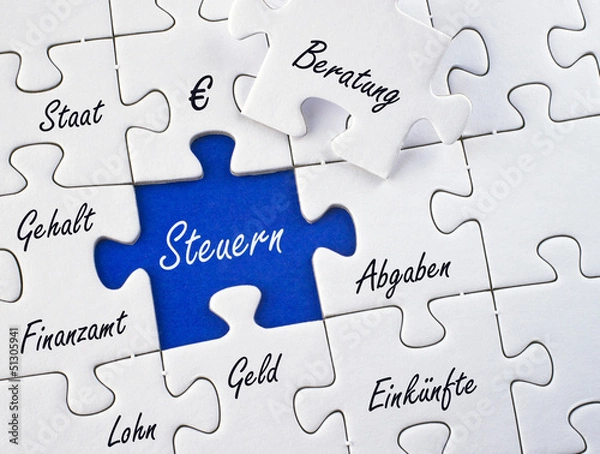 Obraz Steuern