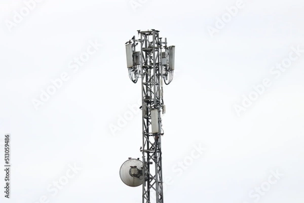 Obraz antenna on a white background