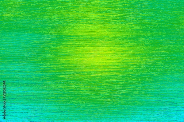 Fototapeta Abstract green, yellow-blue background of linear shapes, wallpaper, pattern, vintage texture background, color grunge for brochure or web template