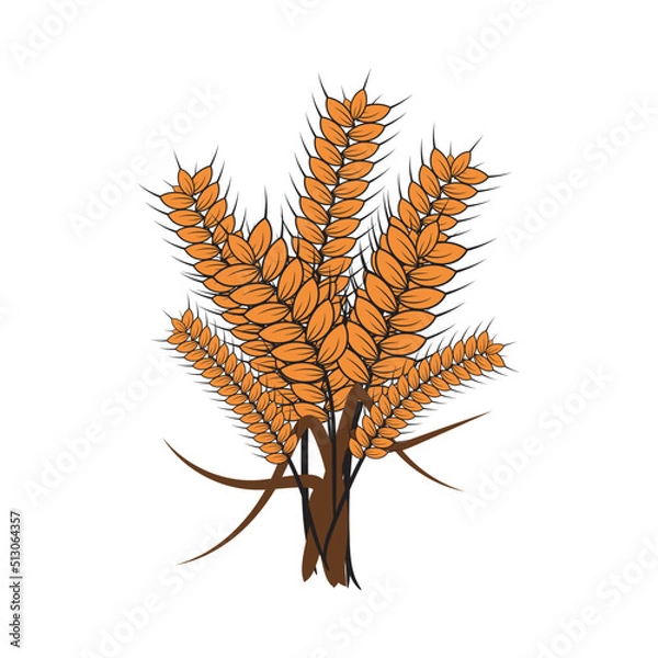 Obraz a bunch of ripe rice