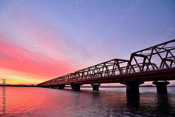 Fototapeta 日の出の風景