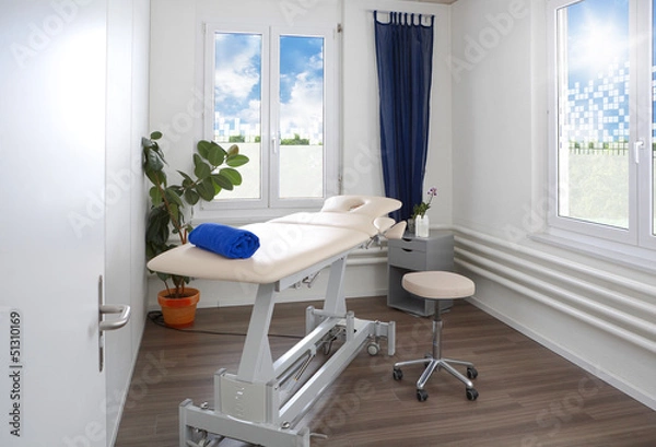 Fototapeta Behandlungszimmer Physio