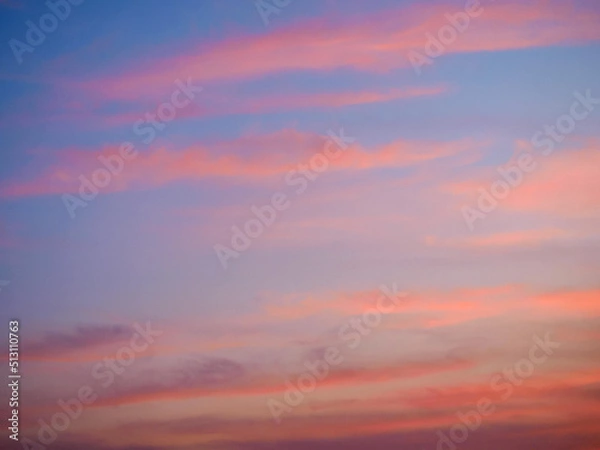 Obraz sunset in the sky