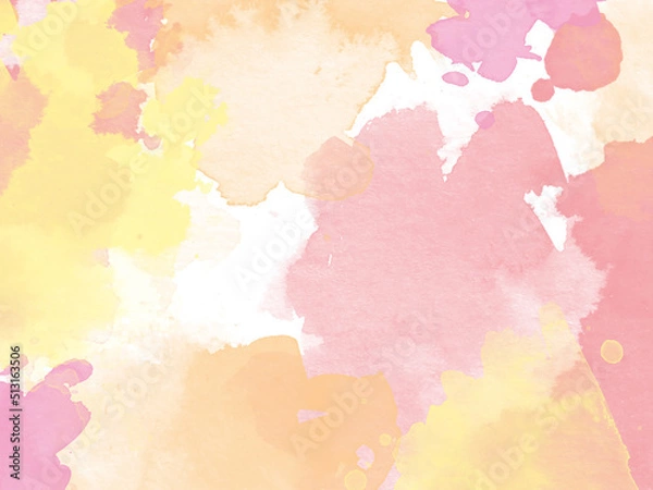 Obraz light colored watercolor background space for text