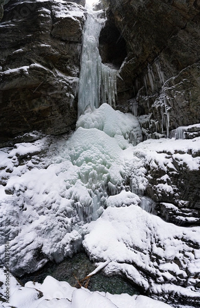 Obraz frozen waterfall