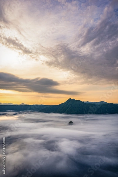 Obraz 雲海と日の出