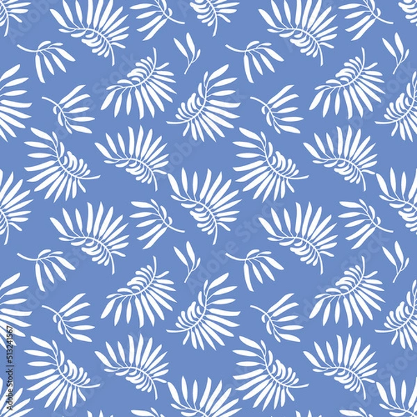Fototapeta Seamless floral pattern