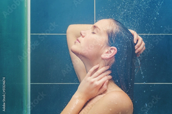 Obraz Beauty under shower