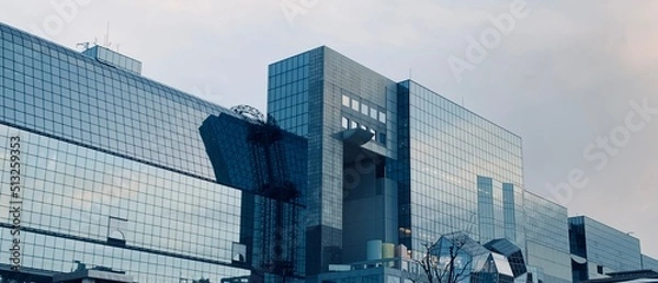 Obraz 駅ビルと空 京都