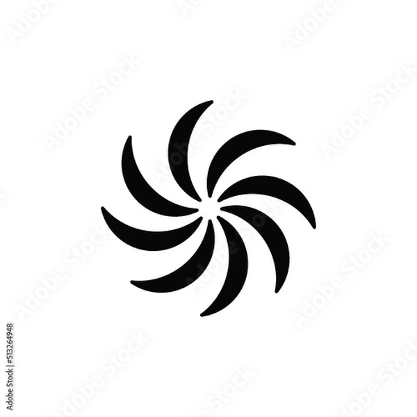 Fototapeta Propeller Icon. Fan Symbol