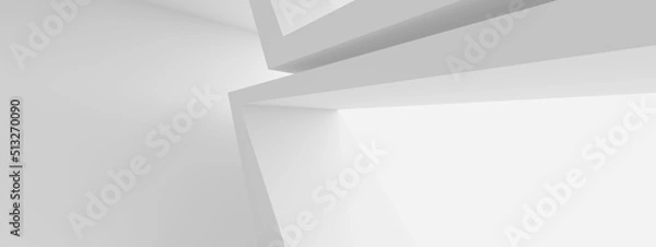 Fototapeta Creative Architecture Wallpaper. Monochrome Corporate Design