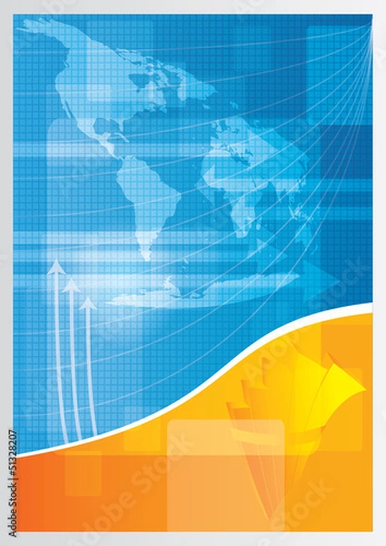 Fototapeta Vector business background