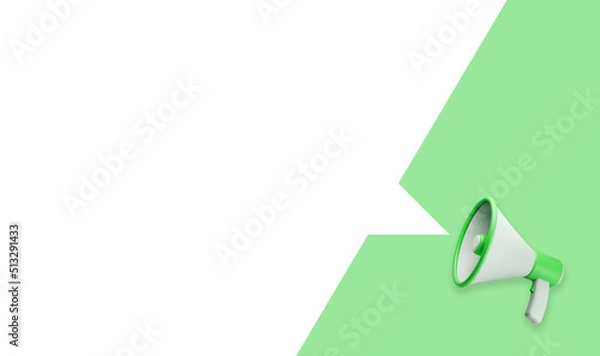 Obraz megaphone bullhorn message communicate propaganda