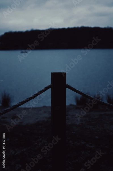 Obraz Night over lake