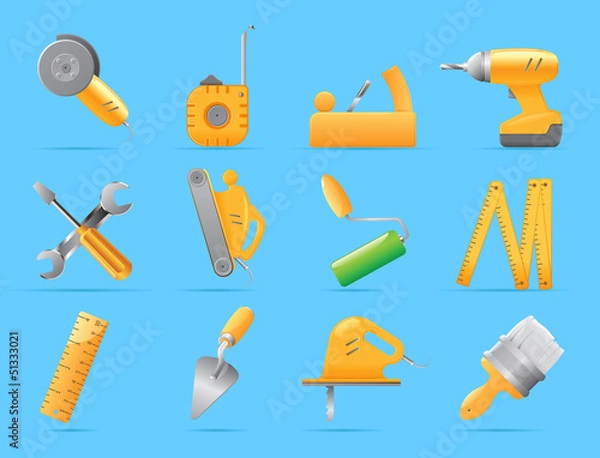 Obraz Icons for tools