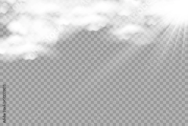 Obraz Sun rays through the clouds