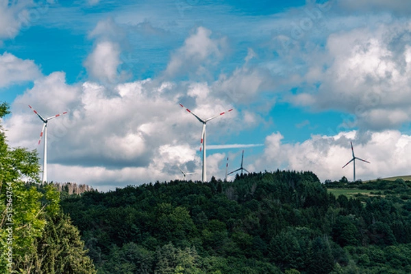 Obraz Windräder in der Natur