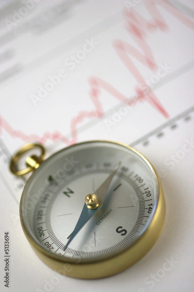 Fototapeta Symbol for shares and stock exchange