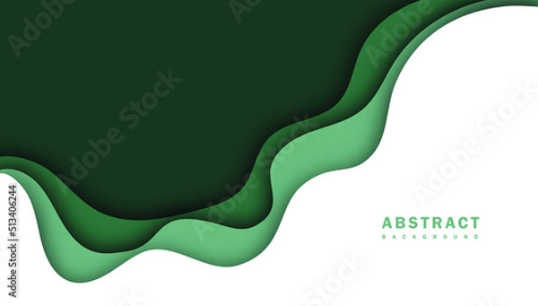 Obraz abstract background image Stacking paper cuts.