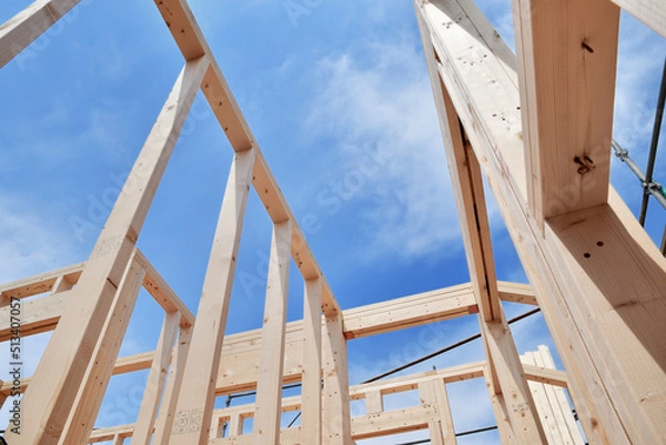 Obraz 建築中の住宅