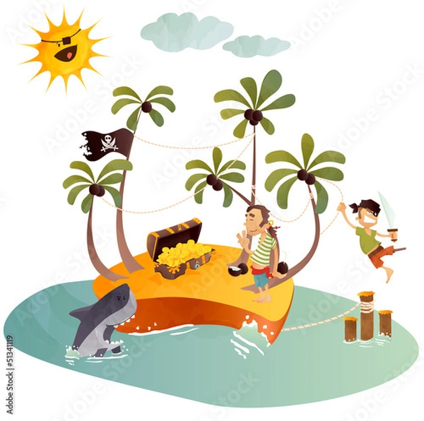 Fototapeta ile pirate