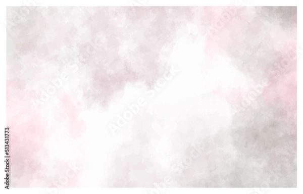 Fototapeta deep red and grey clouds watercolor background