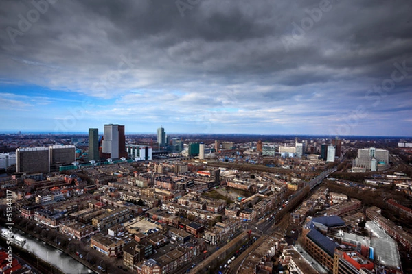 Obraz The Hague dark clouds