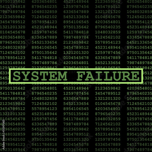 Obraz System failure