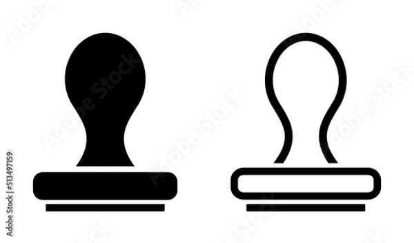 Obraz pieczątka ikona