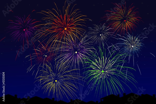 Obraz Fuochi d'artificio