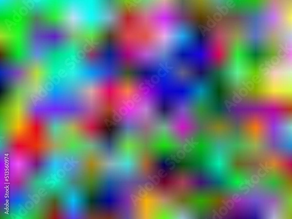 Obraz Colorful blurred lights, abstract background