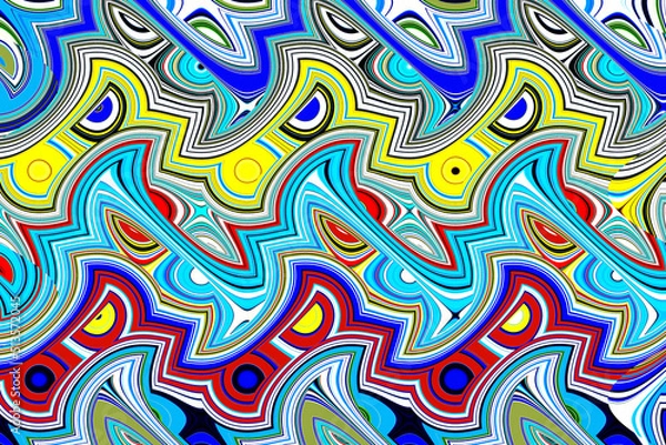 Fototapeta Abstract and Contemporary Aztec Pattern Design