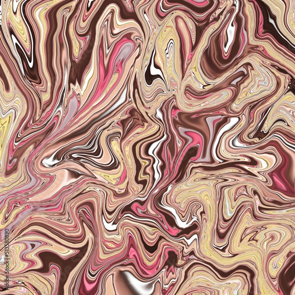 Fototapeta Colorful abstract expressionist digital painting background, contemporary art, modern art