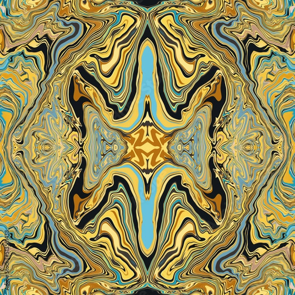 Fototapeta Colorful abstract expressionist digital painting background, contemporary art, modern art