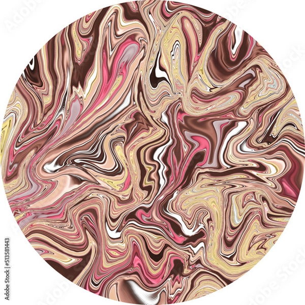 Fototapeta Colorful abstract expressionist digital painting background, contemporary art, modern art