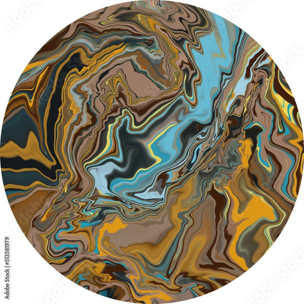 Fototapeta Colorful abstract expressionist digital painting background, contemporary art, modern art