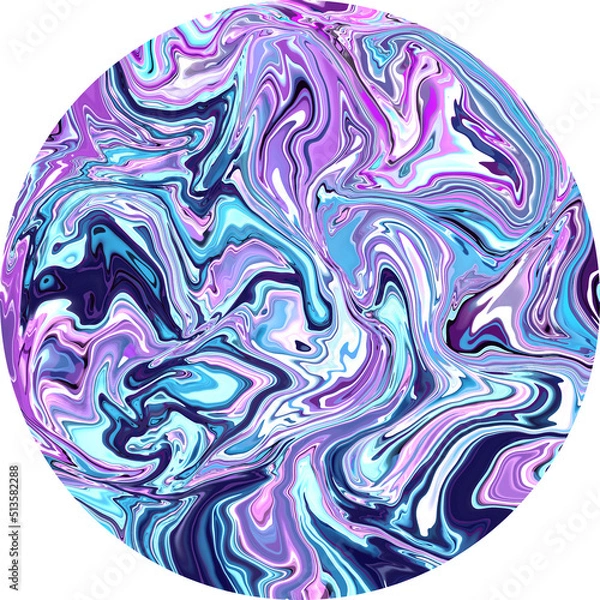 Fototapeta Colorful abstract expressionist digital painting background, contemporary art, modern art