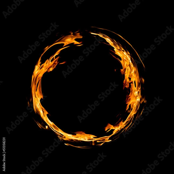 Fototapeta Koło ognia