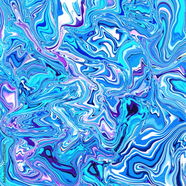 Fototapeta Colorful abstract expressionist digital painting background, contemporary art, modern art