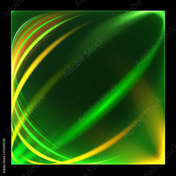 Fototapeta Abstract color image on a black background design illustration.