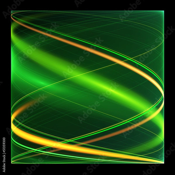 Fototapeta Abstract color image on a black background design illustration.