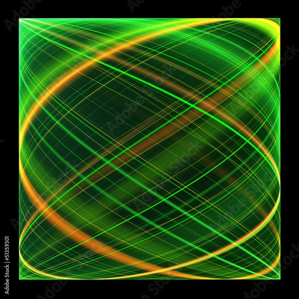 Fototapeta Abstract color image on a black background design illustration.