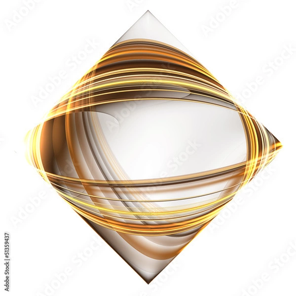 Fototapeta Abstract color image isolated on a white background. Design illu