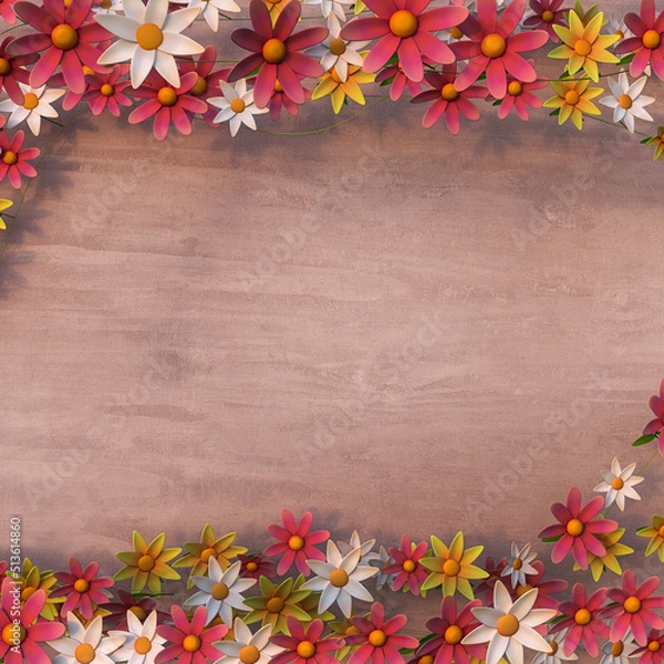 Fototapeta Flower On Board