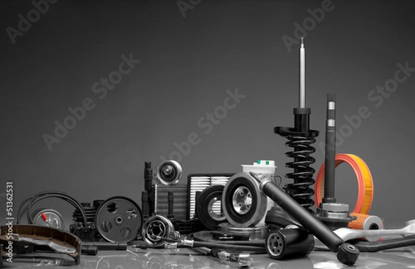 Obraz Części samochodowe