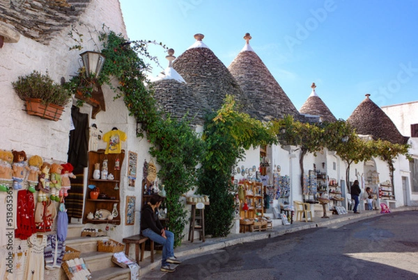 Obraz アルベルベッロの土産物屋