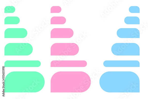 Obraz Chat icon set. Smartphone message interface. Social media text. Vector illustration. Stock image.
