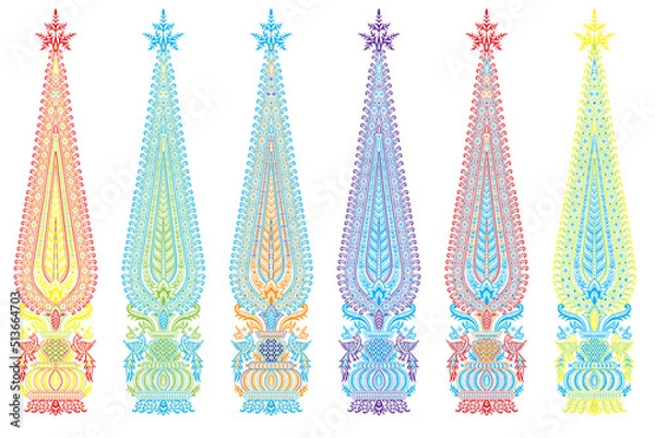 Obraz New Attractive Seamless Asian Pattern